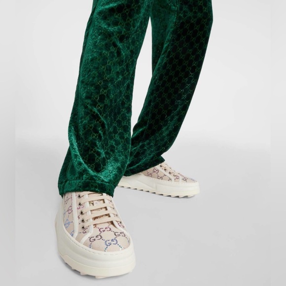 Gucci Shoes - Gucci Garde Canvas GG Crystal Sneakers – Multicolor 1977| Size 39 (US 9)